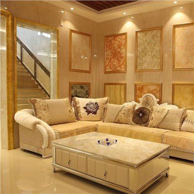 Decoració de xapa de marbre UV per a interiors